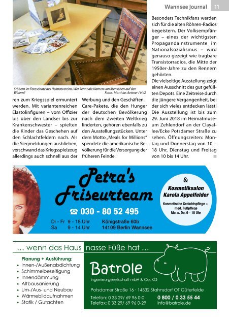 Wannsee Journal Nr. 2/2018