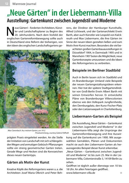 Wannsee Journal Nr. 2/2018