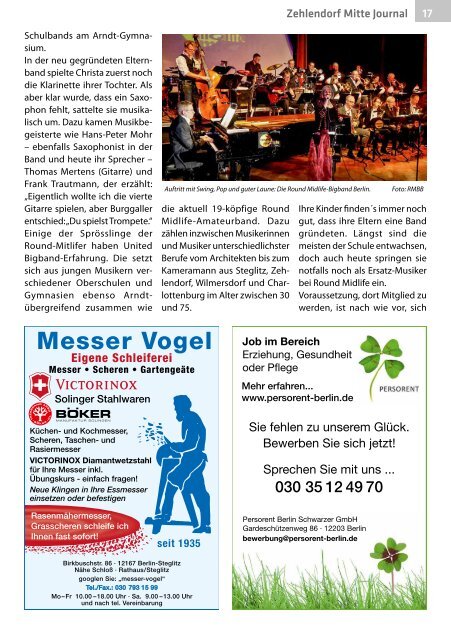 Zehlendorf Mitte Journal Nr. 2/2018