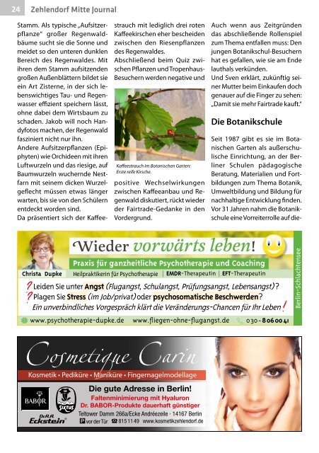 Zehlendorf Mitte Journal Nr. 2/2018