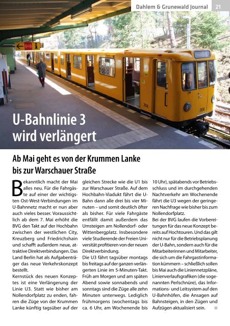 Dahlem & Grunewald Journal Nr. 2/2018