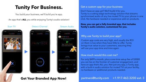 App Tunity4Business onepager 