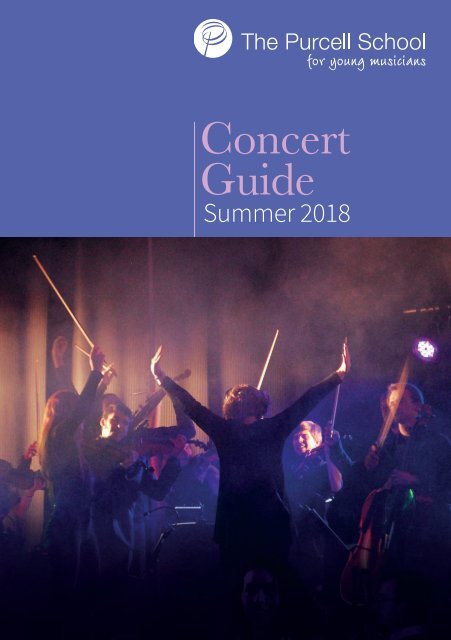 Purcell Concert Guide Summer Term 2018