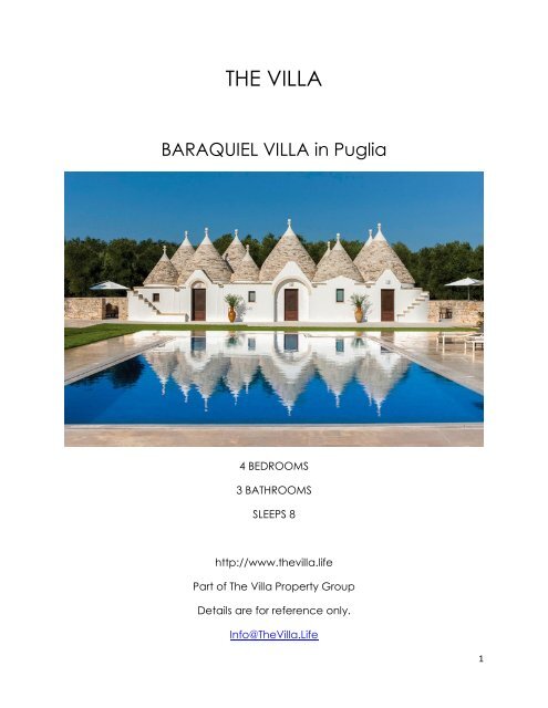 Baraquiel Villa - Puglia