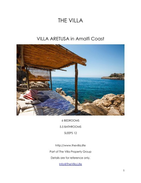 Villa Aretusa - Amalfi Coast