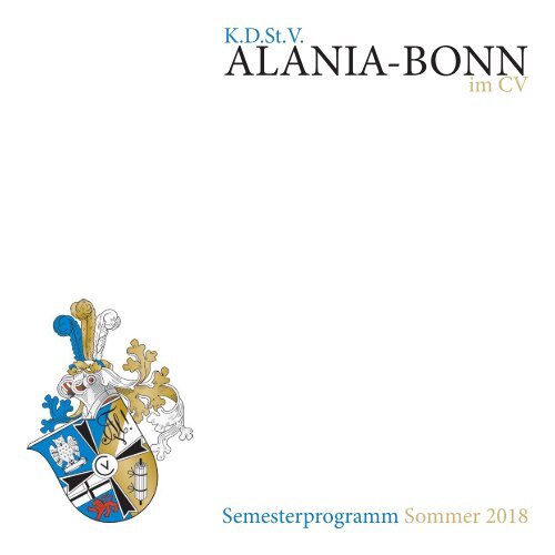 Semesterprogramm Sommer 2018