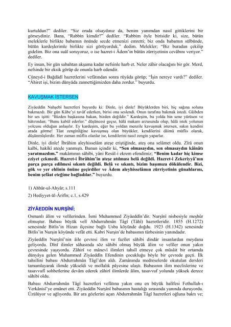 Evliyalar Ansiklopedisi - Turkiye Gazetesi Yayinlari