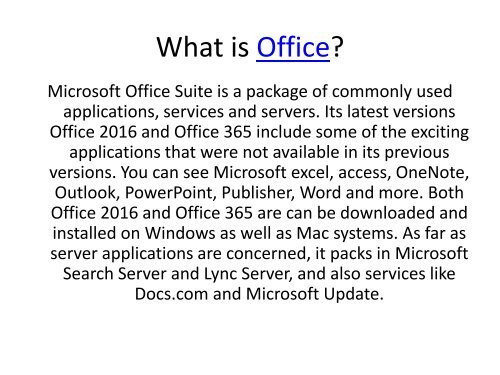 Microsoft office  2010