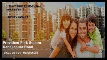Provident Park Square Homes in Bangalore