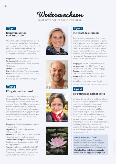 Kreuzschwestern-Magazin Ausgabe 1_2018