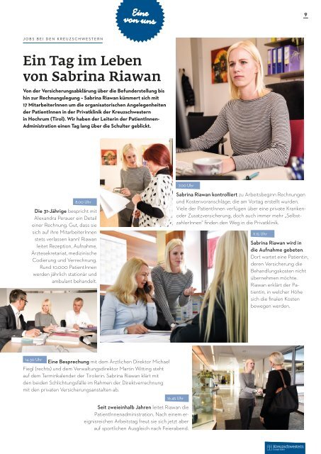 Kreuzschwestern-Magazin Ausgabe 1_2018