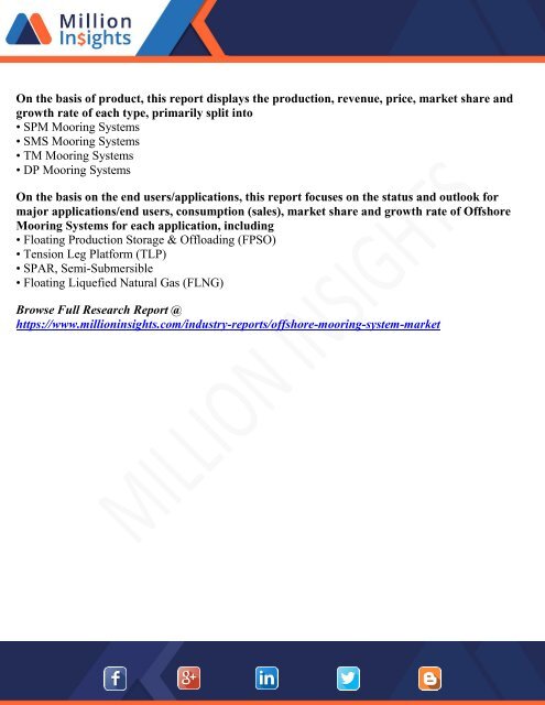 Offshore Mooring Systems Market Segmented by taut, into leg, spread mooring, semi taut, dynamic positioning, catenary, and single point mooring