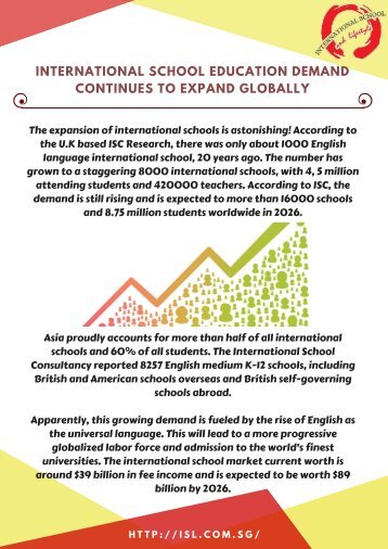 International School Education Demand Continues to Expand Globally