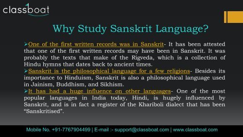 sanskrit classes in pune