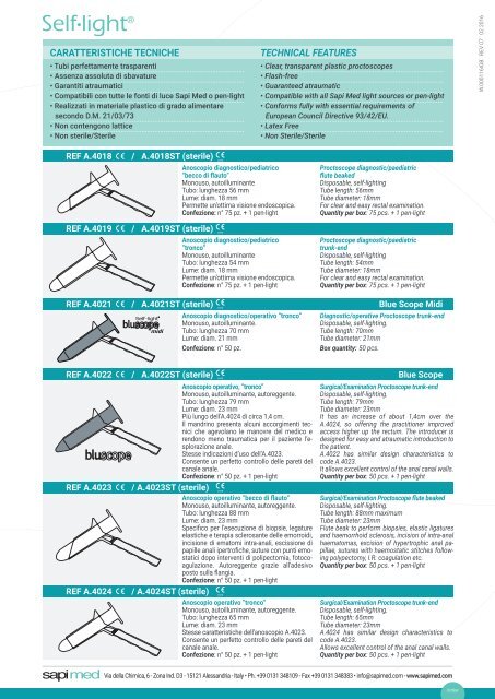 495KAT001EI Sapimed Diagnostic and Surgical Line