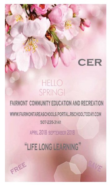 CER Brochure Spring-Summer 2018