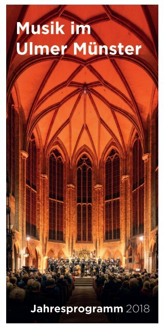 Musik im Ulmer Münster 2018