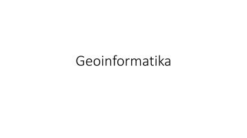 1. Geoinformatika