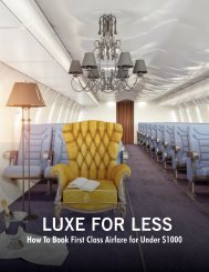 Luxe for Less: How to book first class airfare for under $1000
