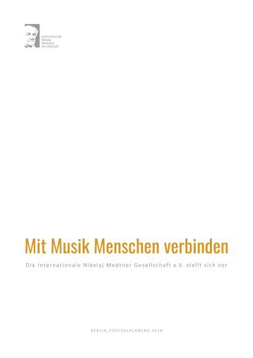 Medtner Gesellschaft PDF-Info-Broschüre