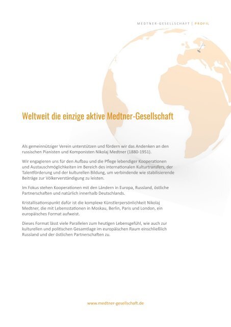 Medtner Gesellschaft PDF-Info-Broschüre