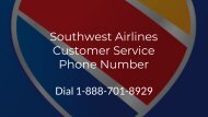 Southwest Airlines Customer Service Phone Number