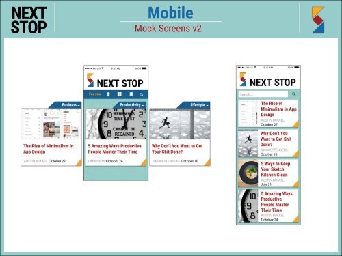 NextStop Process Book