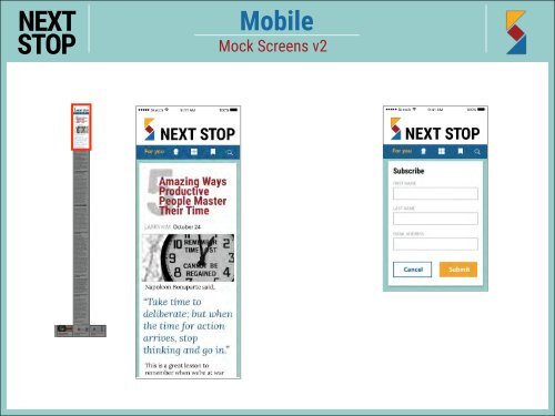 NextStop Process Book