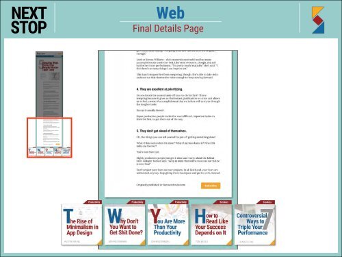 NextStop Process Book