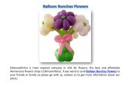 Balloon Bunches Flowers