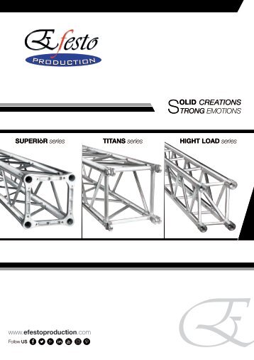 Efesto Production -  Aluminium trusses and structures for events