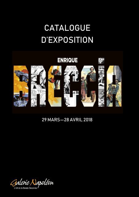 Catalogue d'exposition Enrique Breccia 