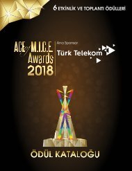 Ace Of Mice Awards 2018 Ödül Kataloğu