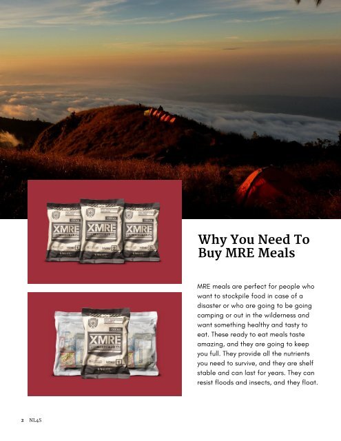 Getting MRE Foods