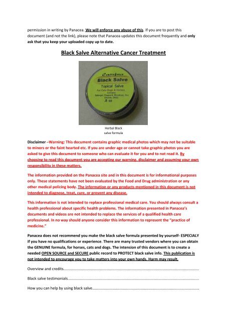 Black Salve Alternative Cancer Treatment (1)
