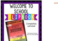 WelcometoSchoolEditableFlipbookFREEBIE