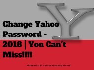 How To Change Yahoo Account Password - You Can't Miss!!