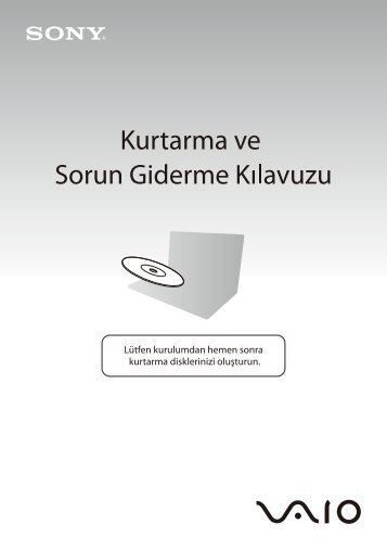 Sony VPCL11S1R - VPCL11S1R Guide de dÃ©pannage Turc