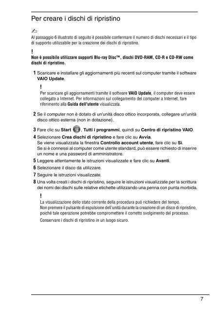 Sony VPCL11S1R - VPCL11S1R Guide de d&eacute;pannage Italien