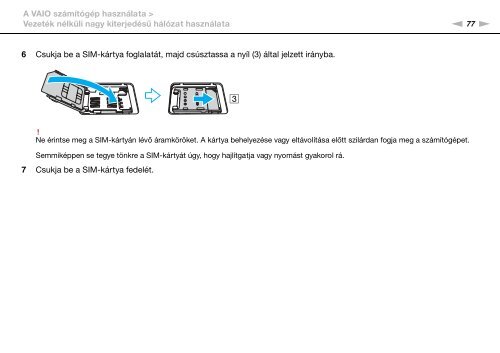 Sony VPCSB3M1R - VPCSB3M1R Mode d'emploi Hongrois