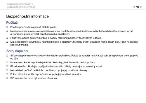 Sony VPCSB3M1R - VPCSB3M1R Mode d'emploi Tch&egrave;que