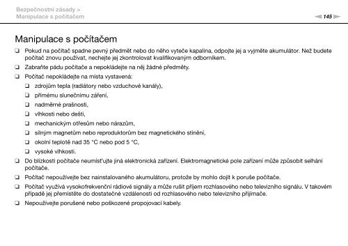 Sony VPCSB3M1R - VPCSB3M1R Mode d'emploi Tch&egrave;que