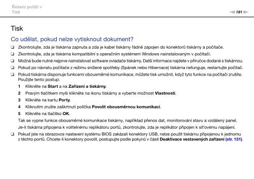 Sony VPCSB3M1R - VPCSB3M1R Mode d'emploi Tch&egrave;que