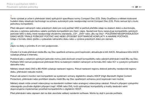 Sony VPCSB3M1R - VPCSB3M1R Mode d'emploi Tch&egrave;que