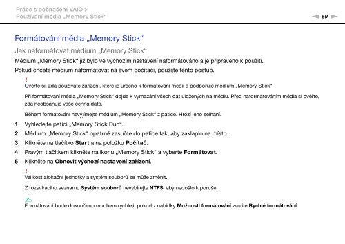 Sony VPCSB3M1R - VPCSB3M1R Mode d'emploi Tch&egrave;que