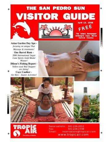 The San Pedro Sun Visitor Guide - Ambergris Caye