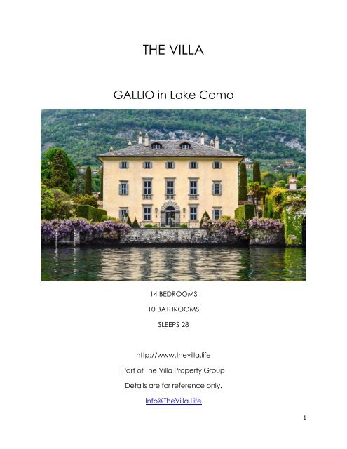 Gallio - Lake Como