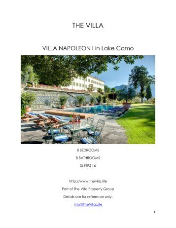 Villa Napoleon I - Lake Como