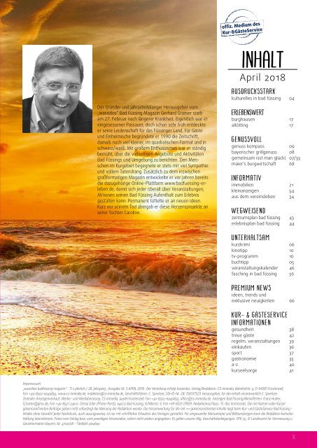 wasistlos Bad Füssing Magazin April 2018