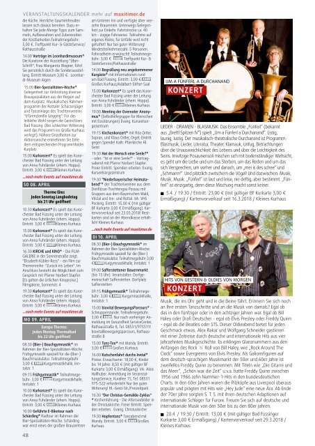 wasistlos Bad Füssing Magazin April 2018